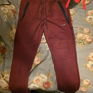 Men's Maroon Jogger Pants